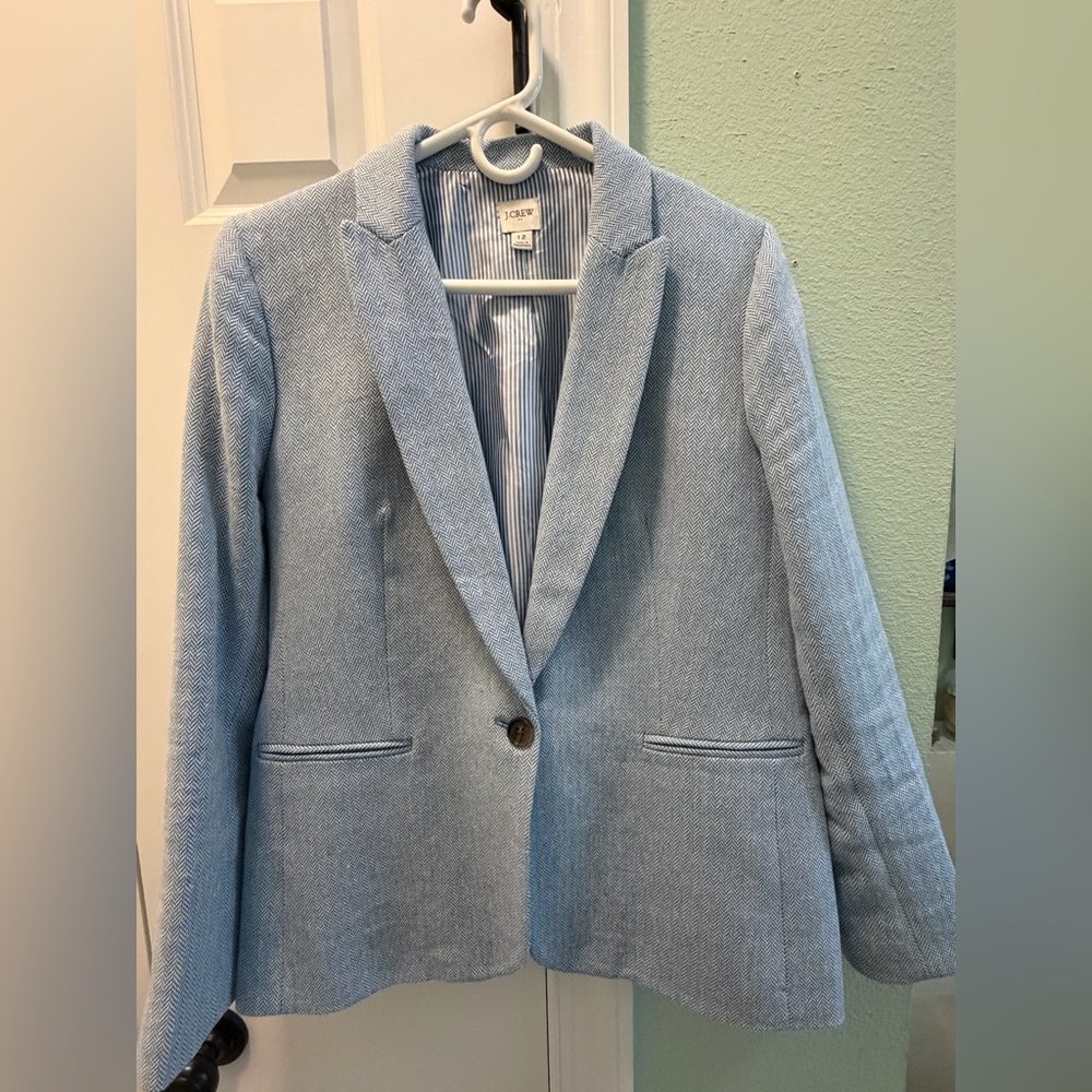 J Crew Factory herringbone blazer Size 12
